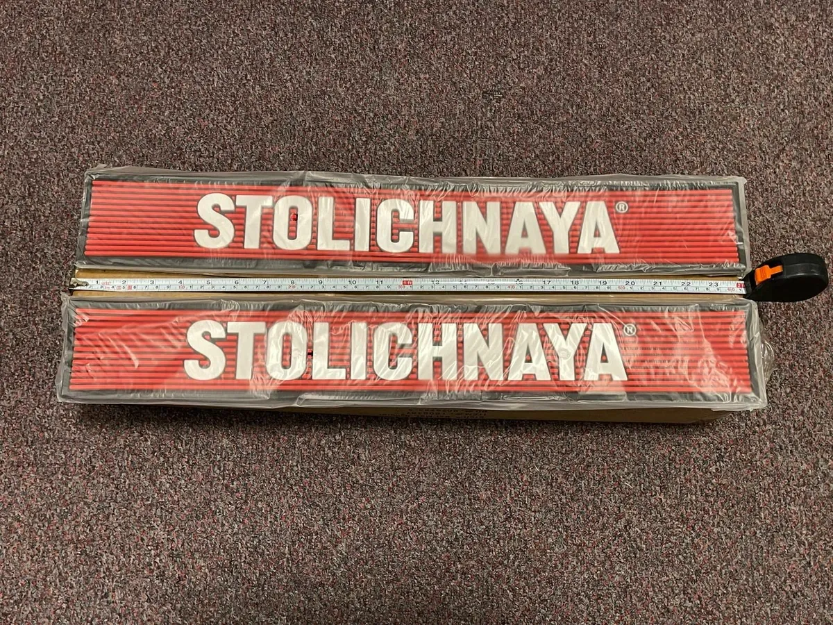 Original Stolichnaya® Rubber Bar Mat – 60 x 8.5 cm - Image 3