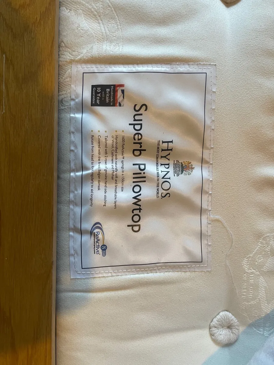 King Size Bed and Mattress - Image 4