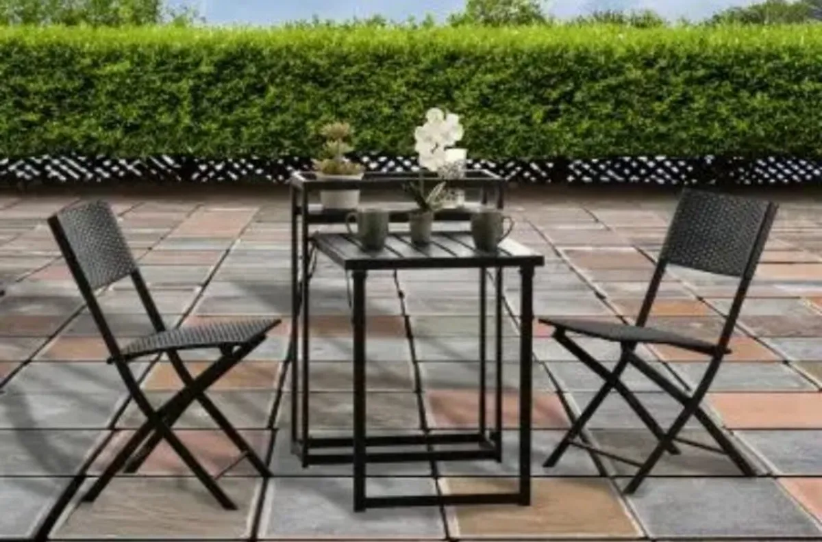 Foldaway Patio Bistro Set free home delivery 🚚 - Image 1