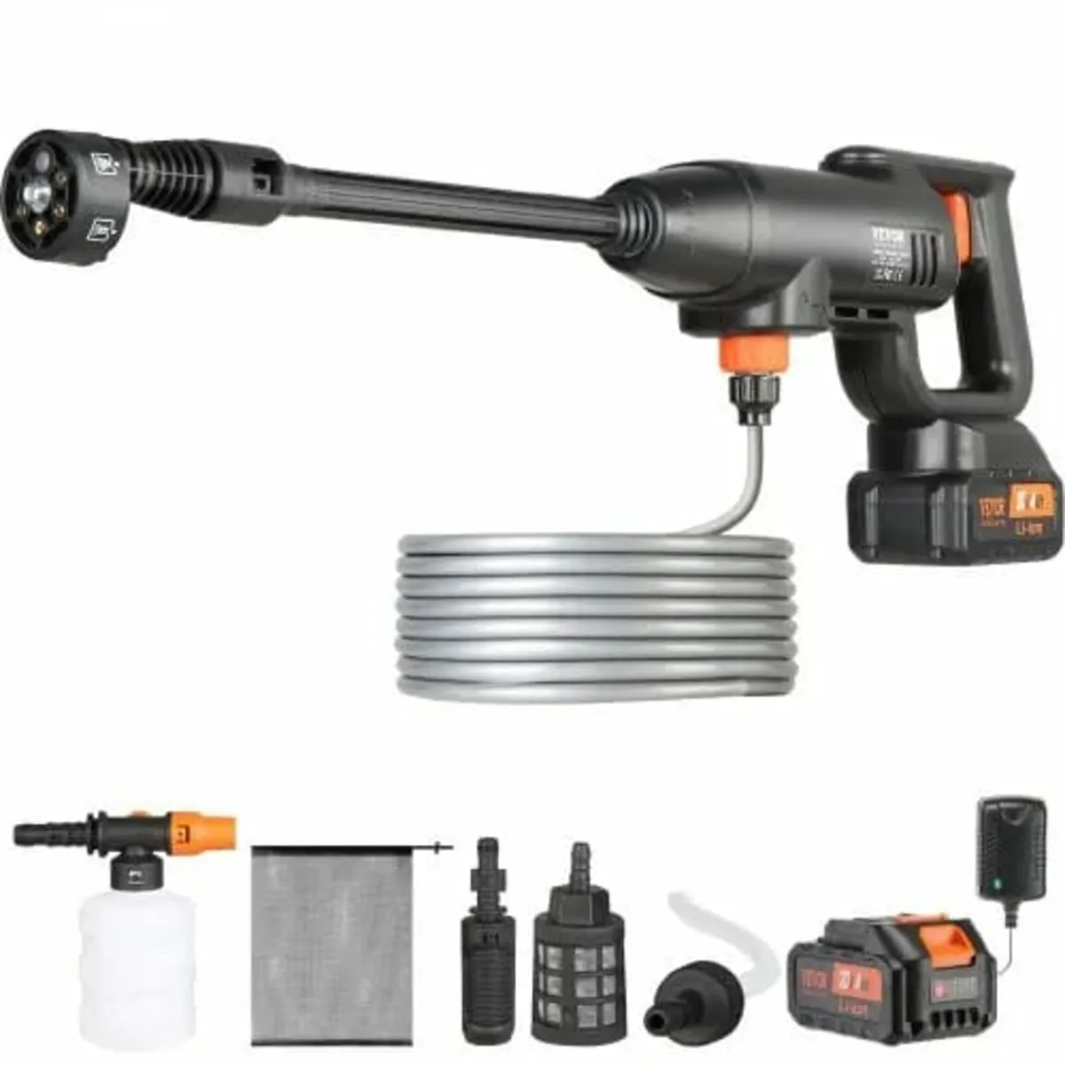 Cordless Pressure Washer, 580-PSI 1.1 GPM Portable - Image 1