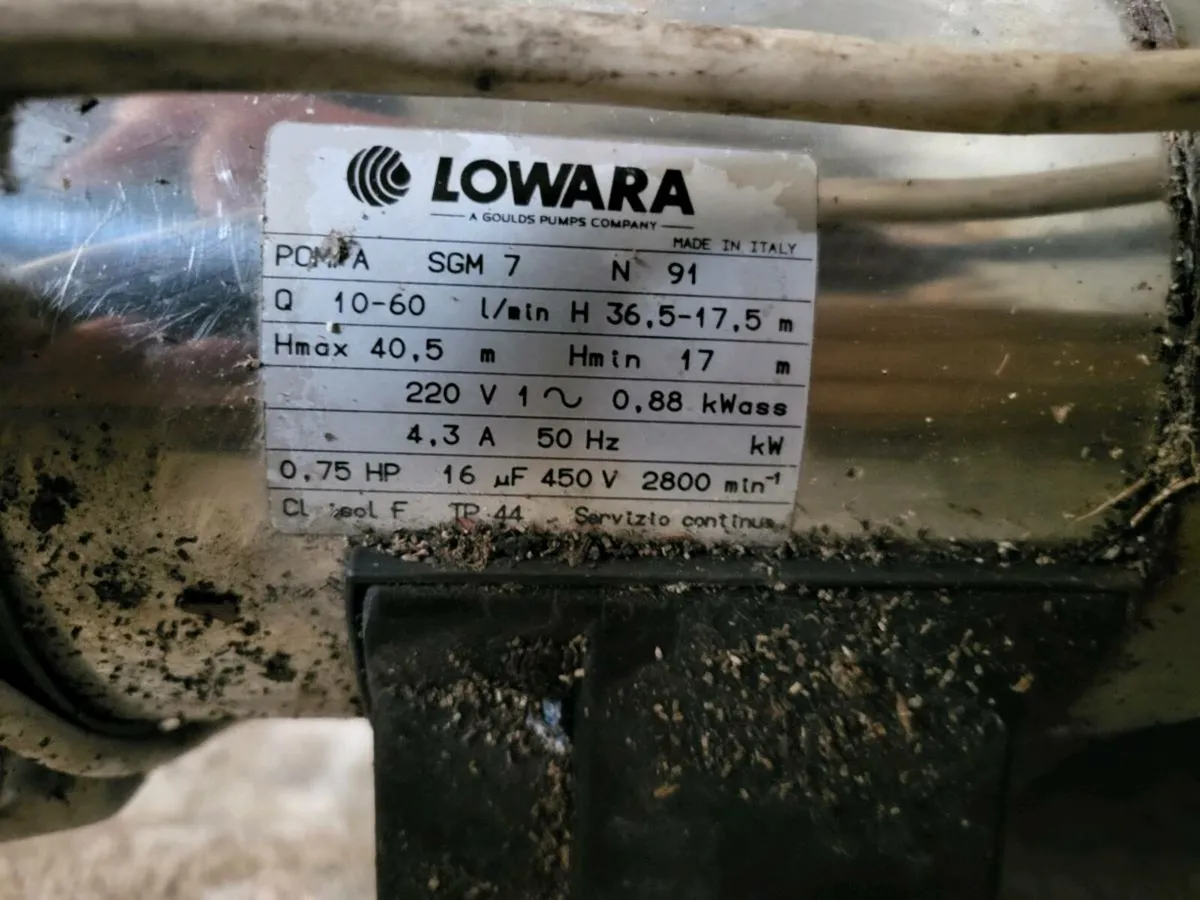 Lowara Water Pump - Image 2