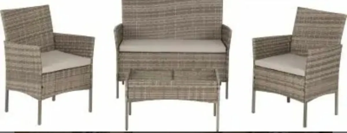 Willow 4 Piece Garden Set. Free home delivery - Image 3