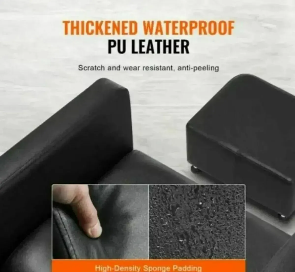 Salon Spa Backwash Chair – Durable with Footrest - Image 3