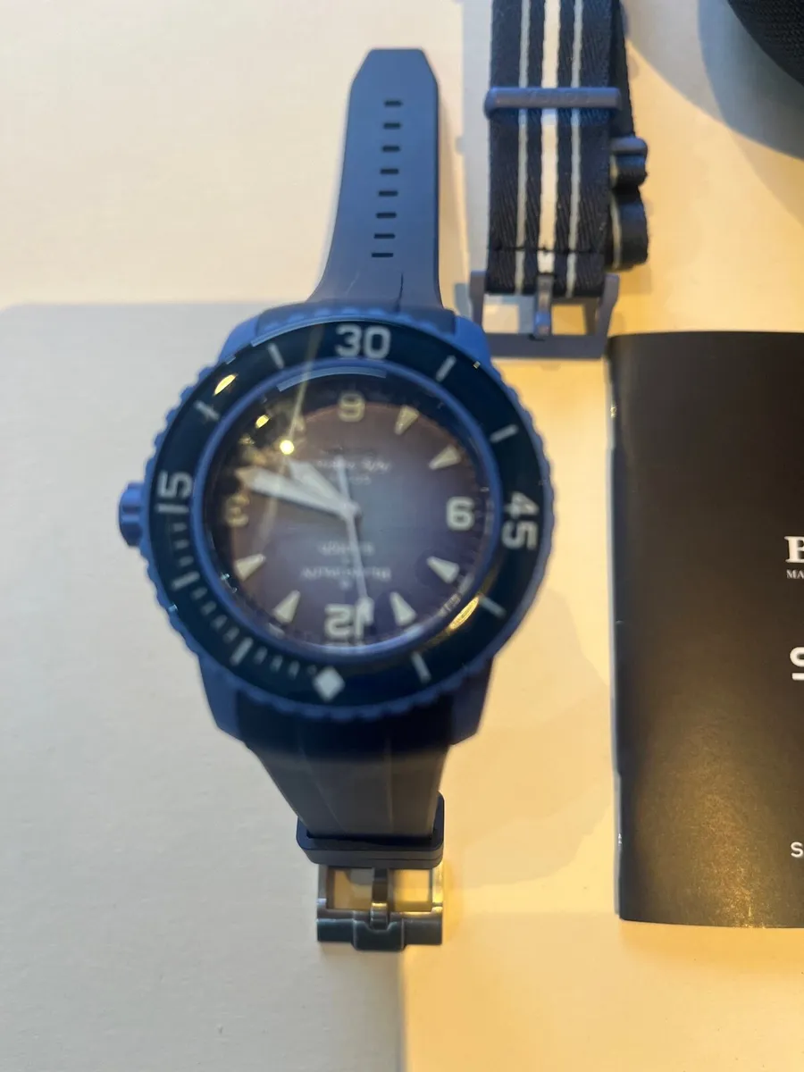 Swatch Blancpain 'atlantic Ocean' edition watch - Image 2