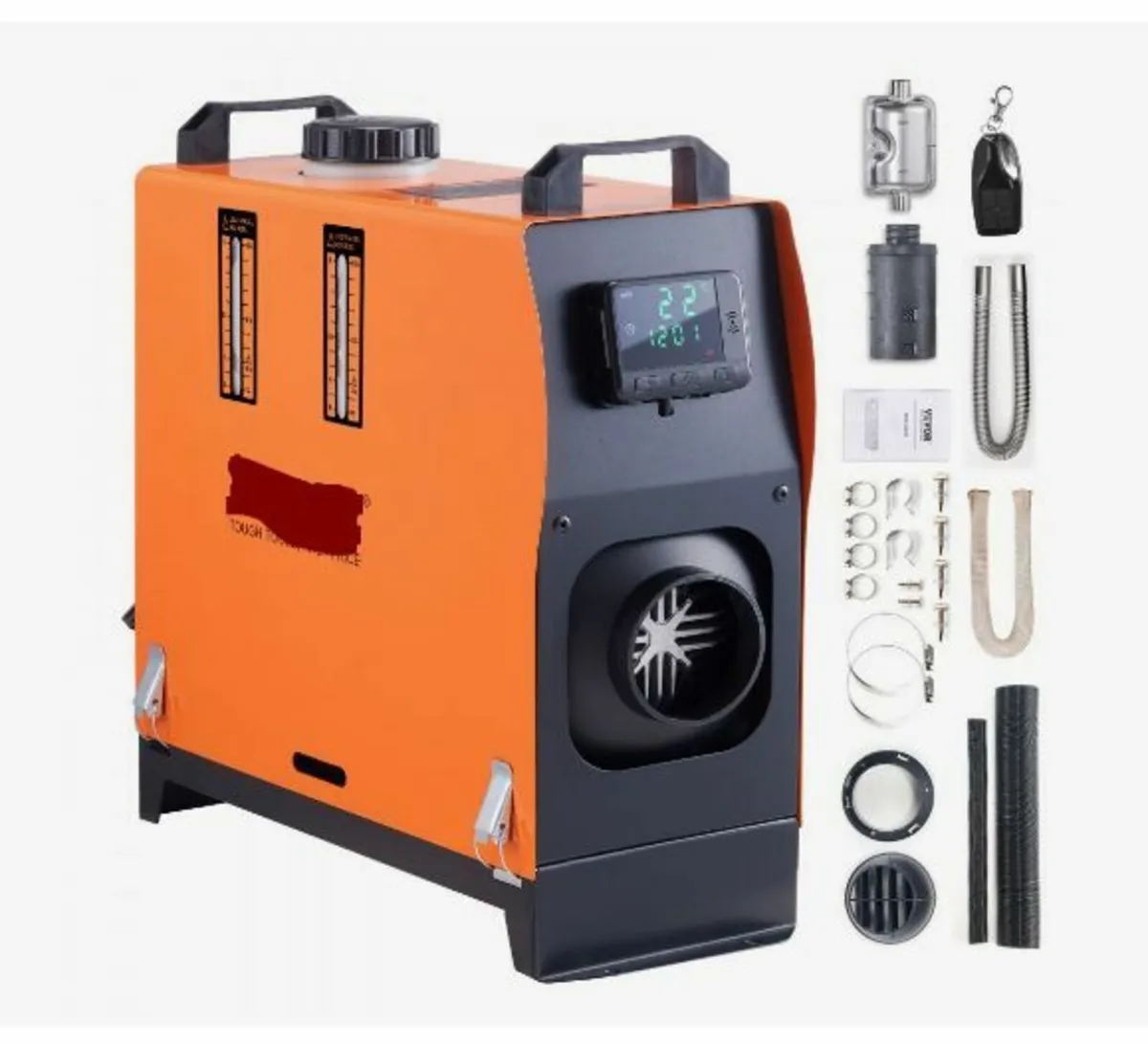 Diesel Air Heater All-in-one 12V 5KW LCD Remote - Image 1