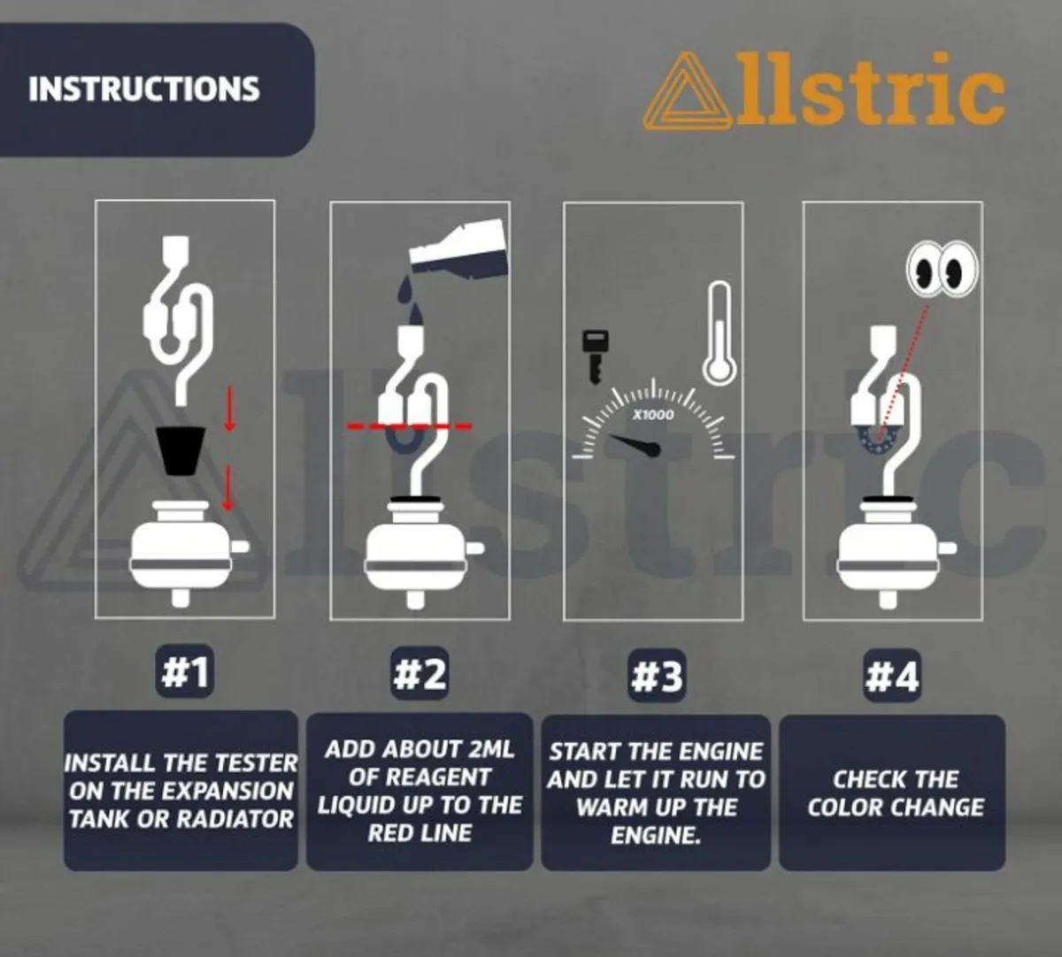 Head Gasket Test Kit, CO₂ Combustion Leak Detector - Image 3