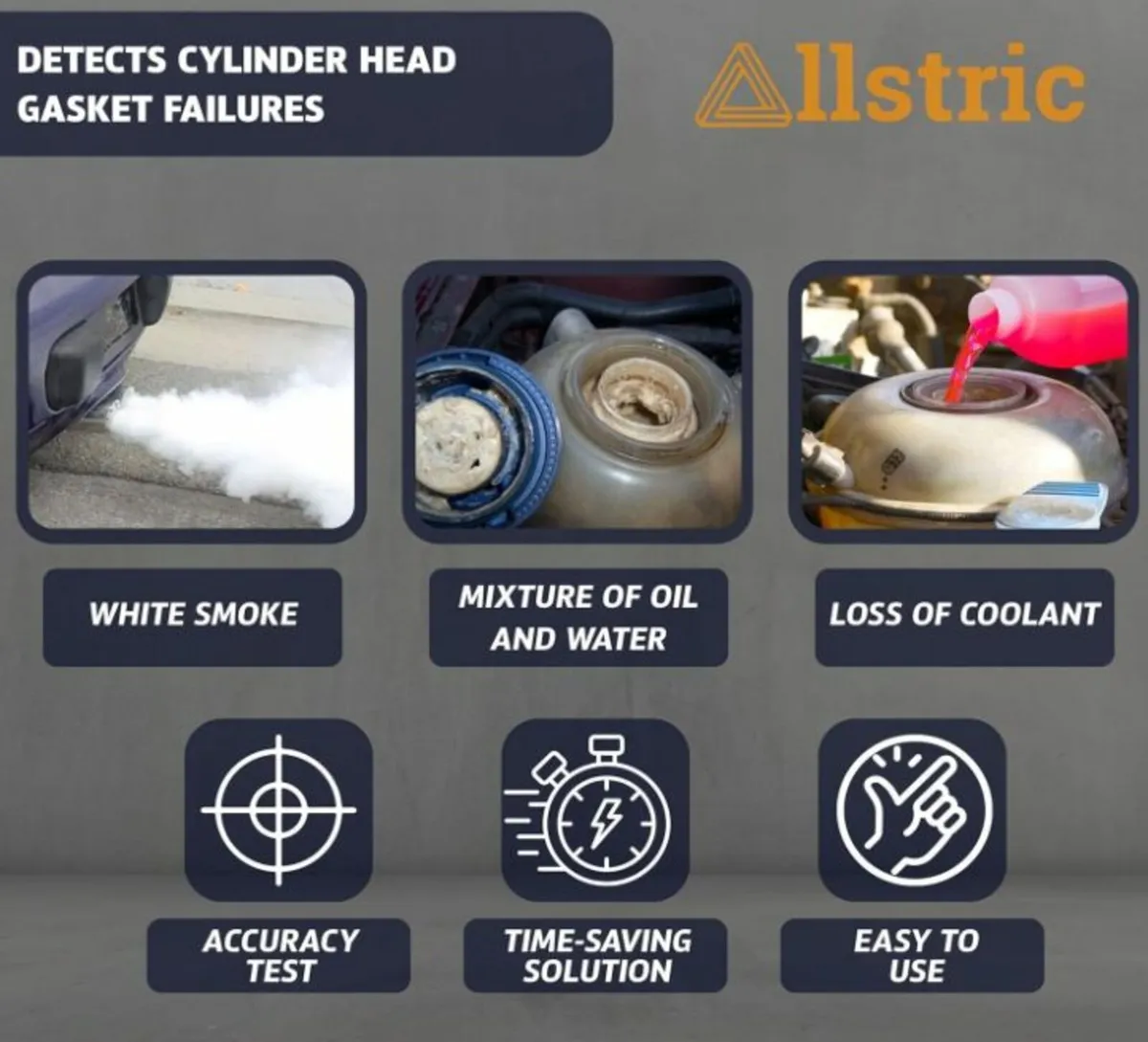 Head Gasket Test Kit, CO₂ Combustion Leak Detector - Image 4