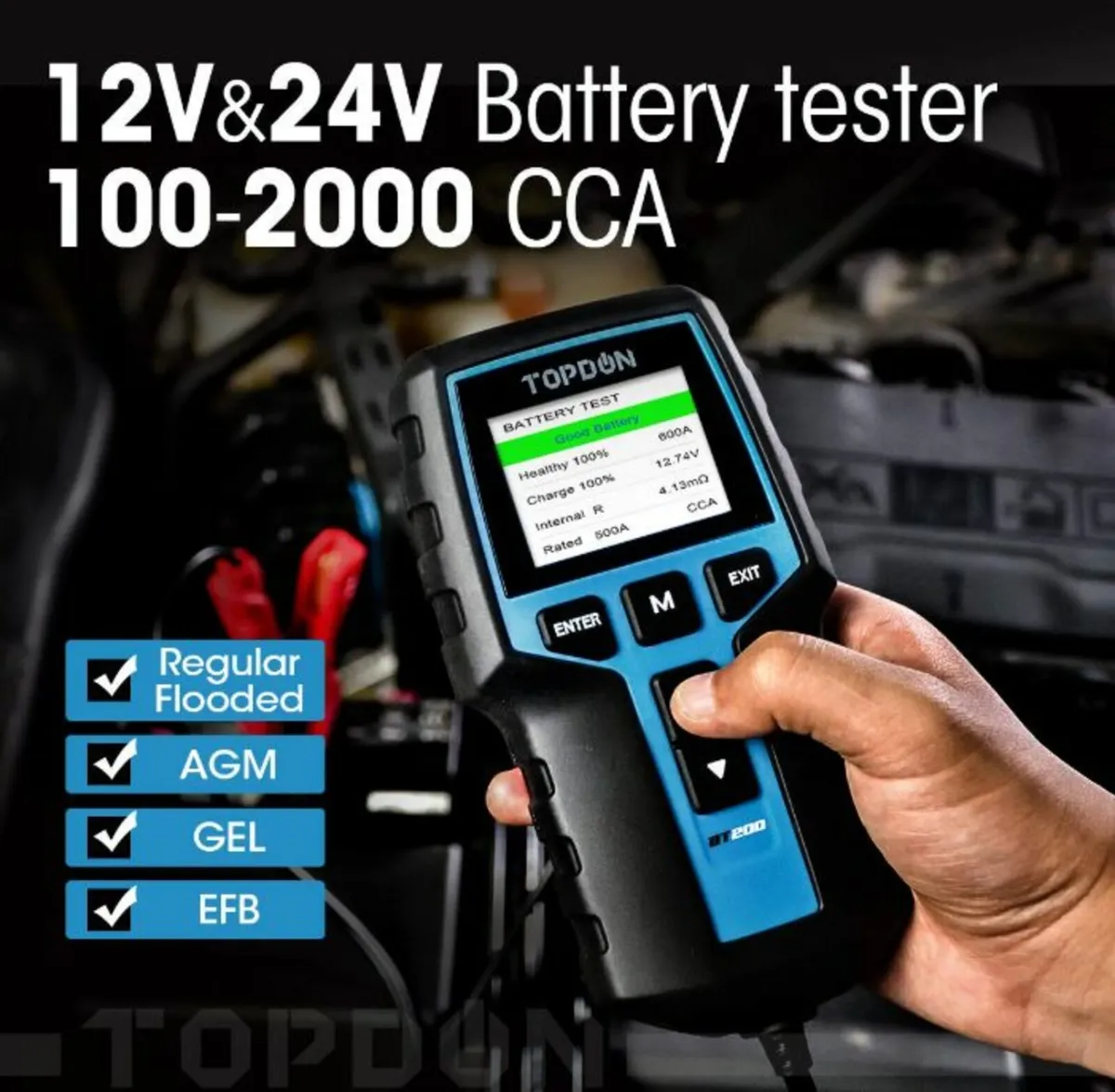 Topdon BT200 Car Battery Tester - Image 3