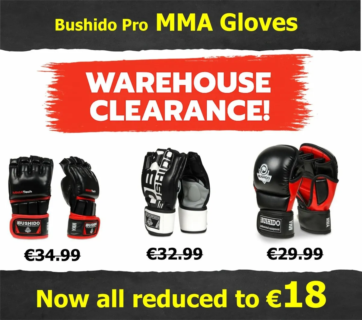 Boxing Gloves, MMA Gloves - CLEARANCE - Image 1
