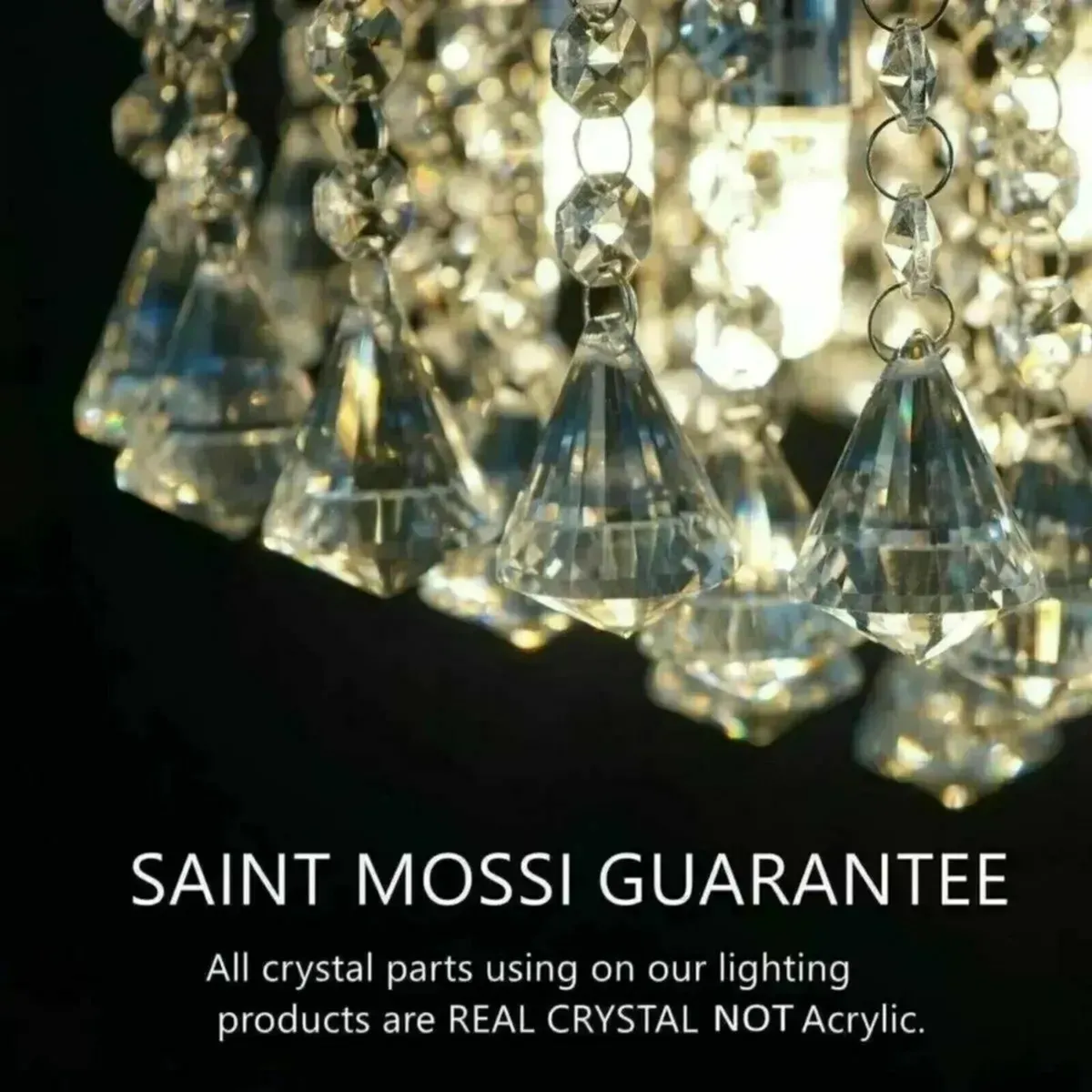 Chandelier 5-Light Modern Pendant with Clear Glass - Image 4