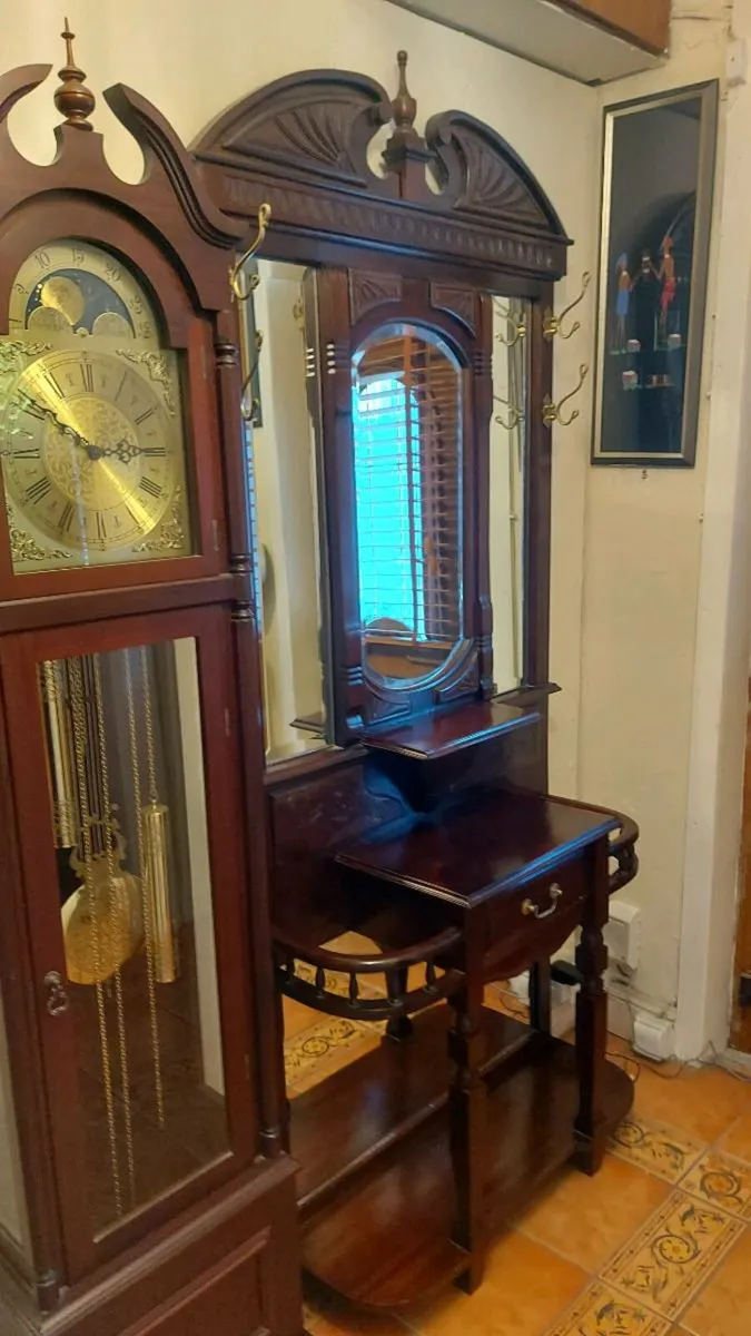 Stunning vintage Mahogany hall stand, - Image 3