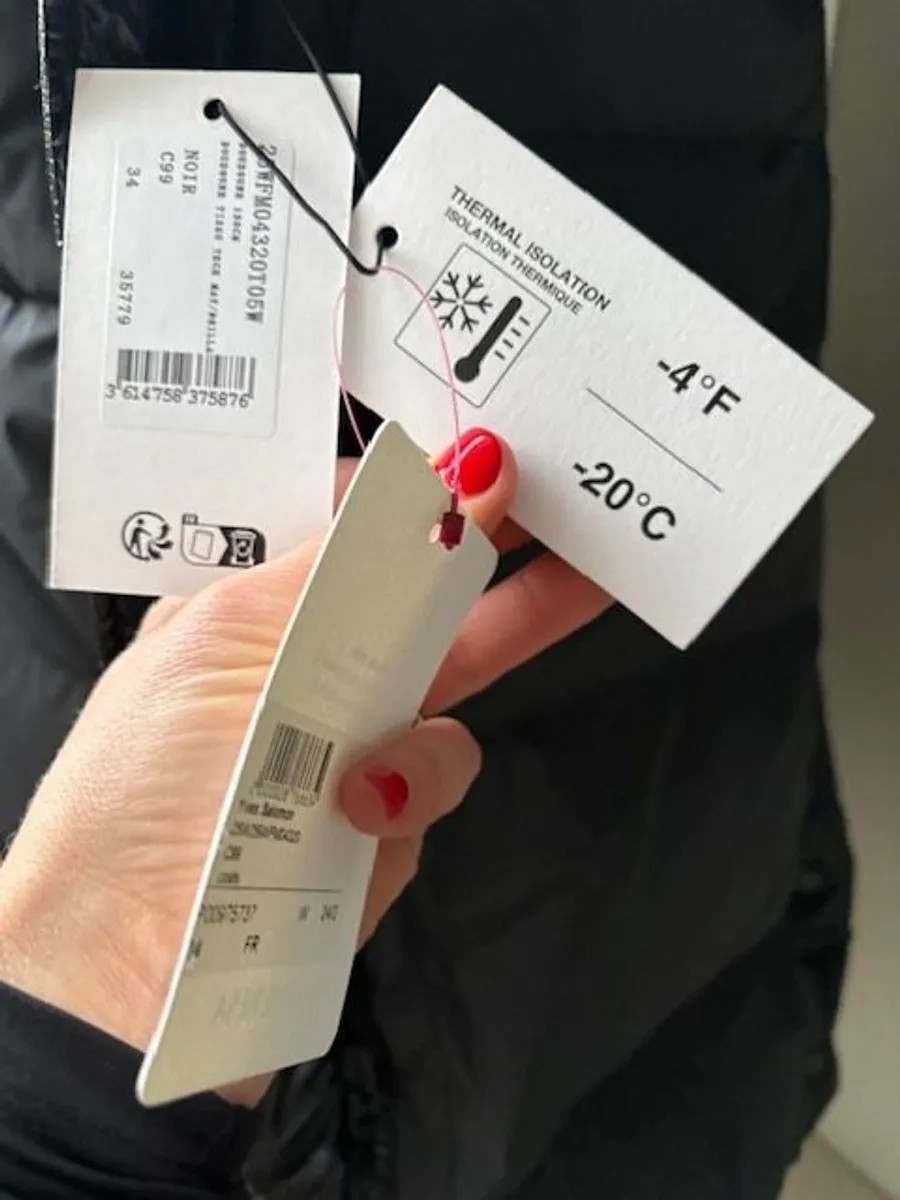 Winter Coat Yves Salomon New With Tags - Image 3