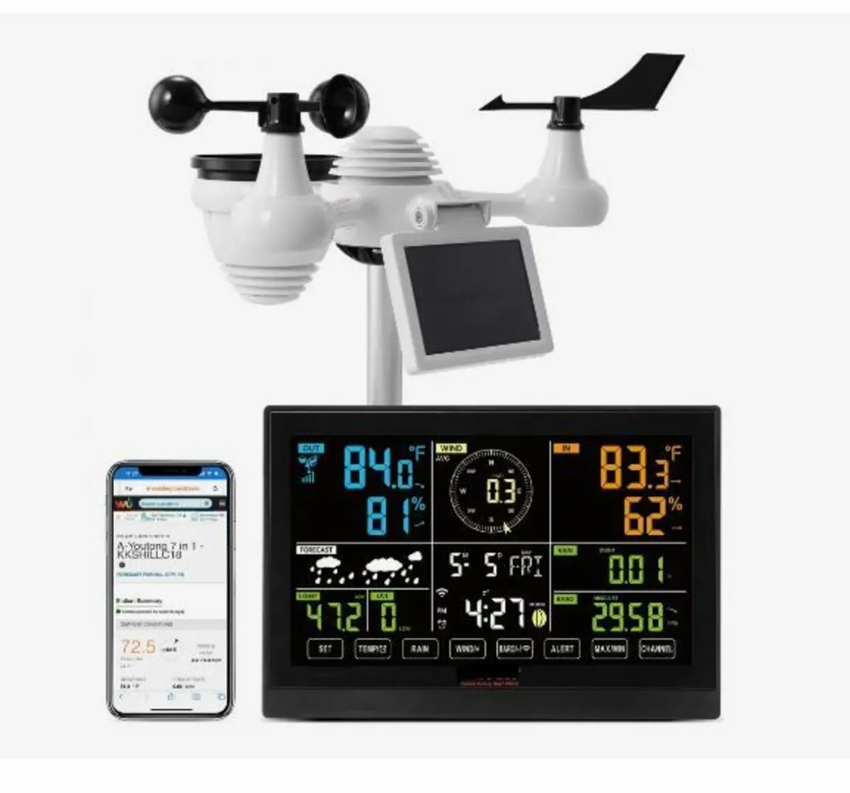 7-in-1 Wi-Fi Weather Station - Image 1