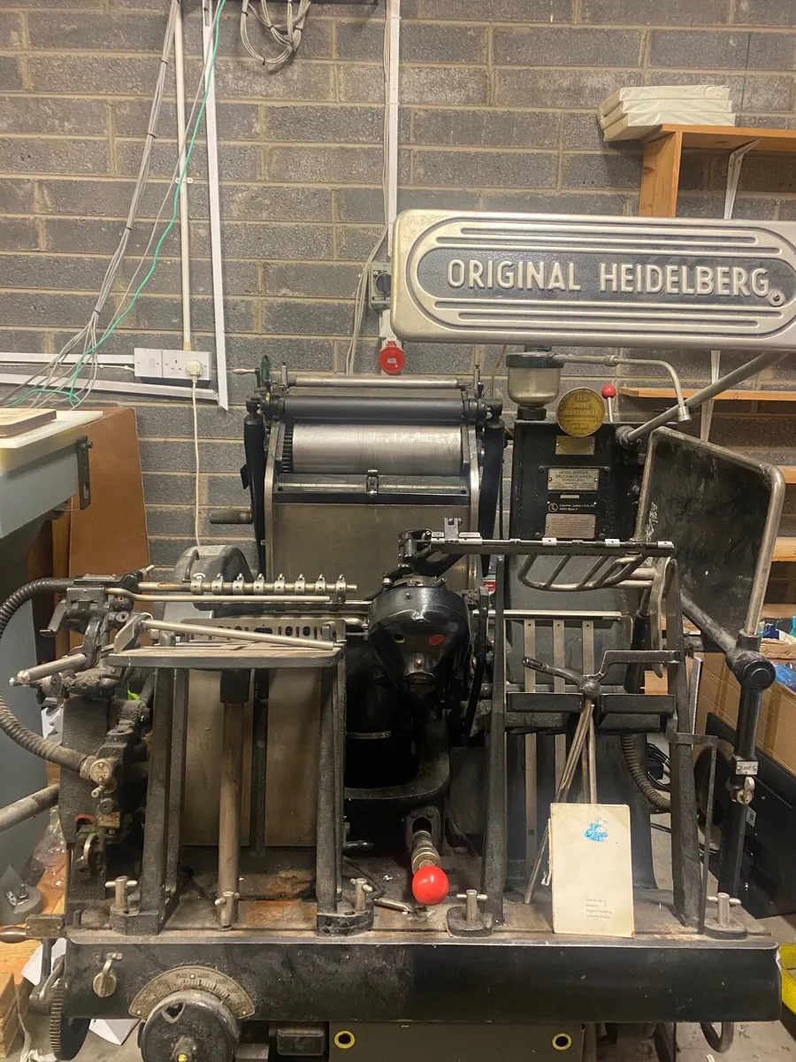 Heidelberg Red Ball Letterpress Platen Die Cutter - Image 4
