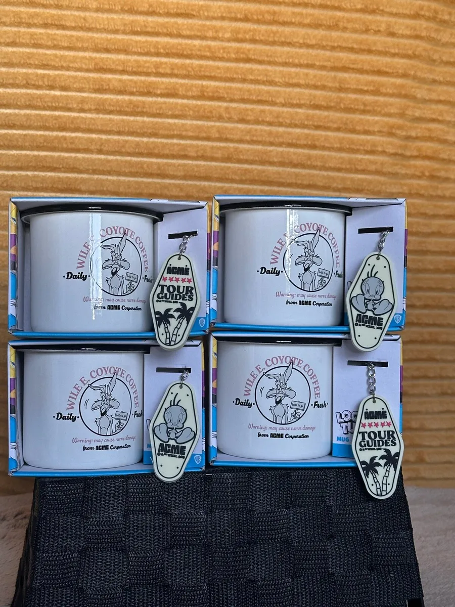 Looney Tunes- Wile E. Coyote Mug and keychain set - Image 3