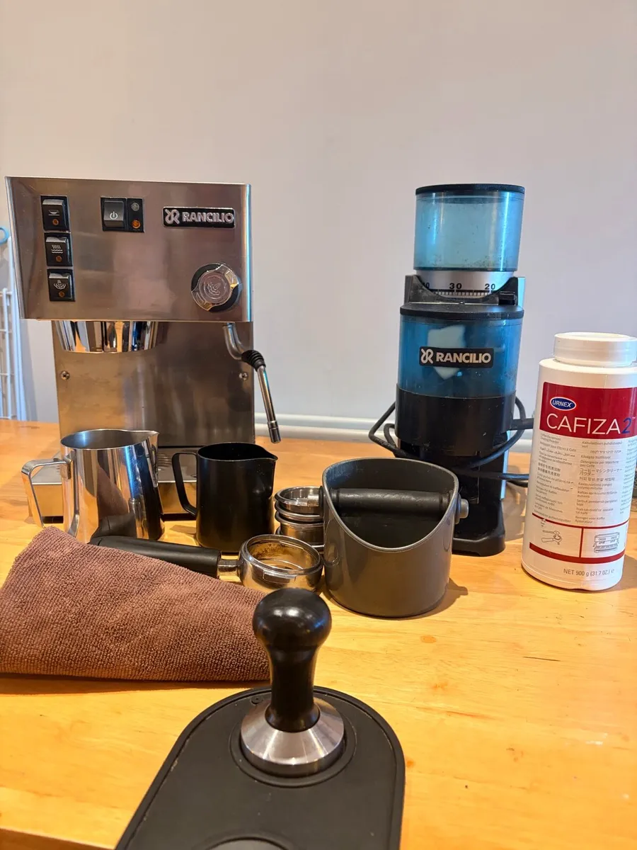 Rancilio Silvia + Rocky Espresso & Grinder - Image 1
