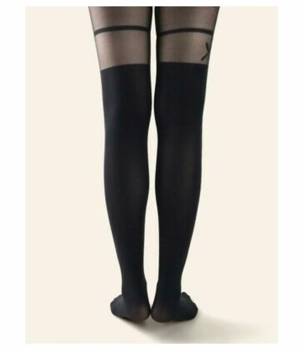 Woman tights with roses - Image 2