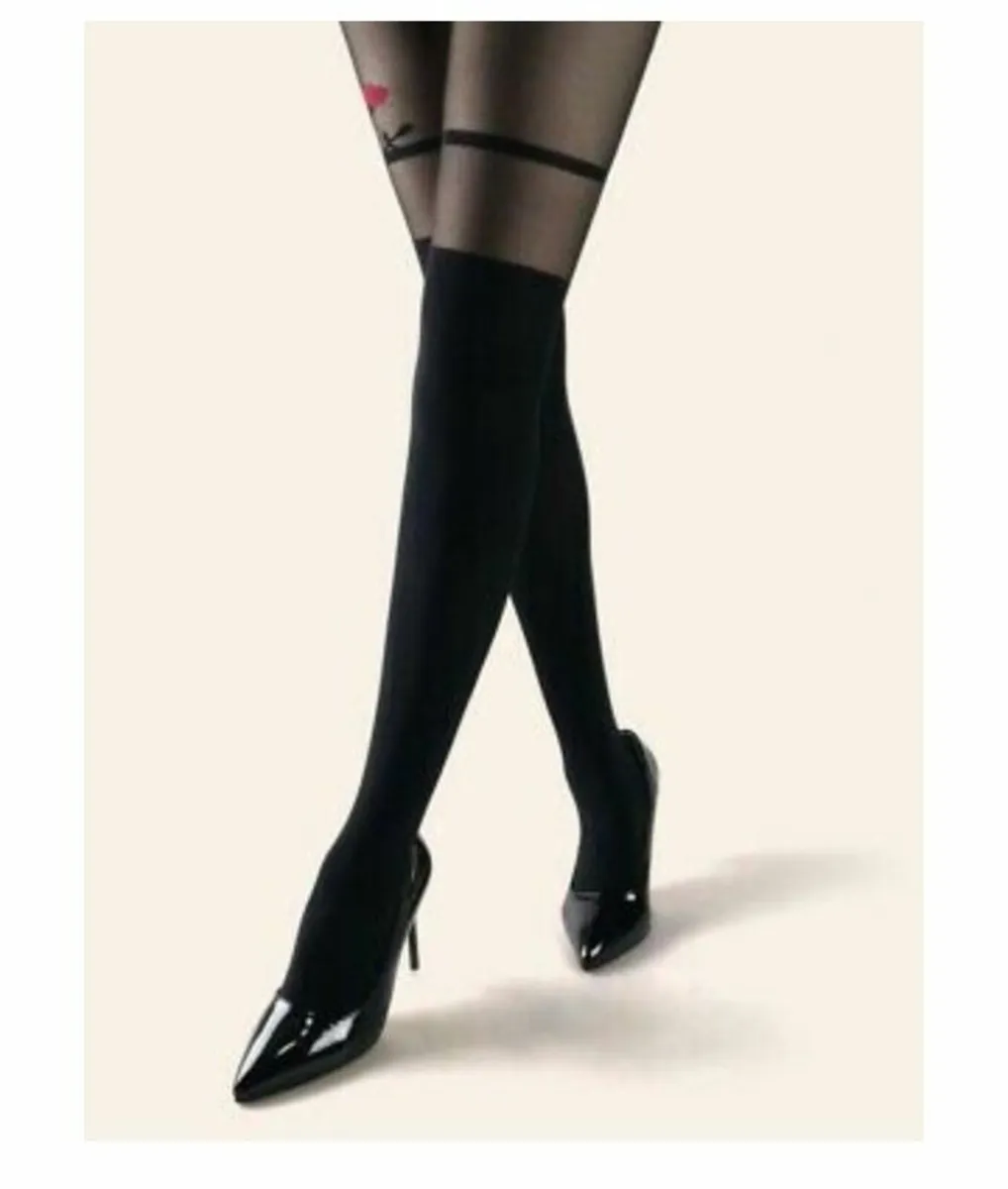 Woman tights with roses - Image 3