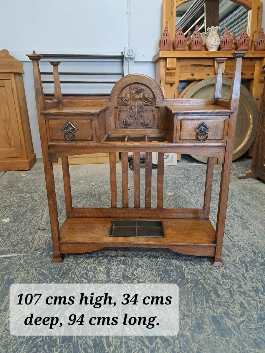 Shapland petter oak stick stand - Image 3