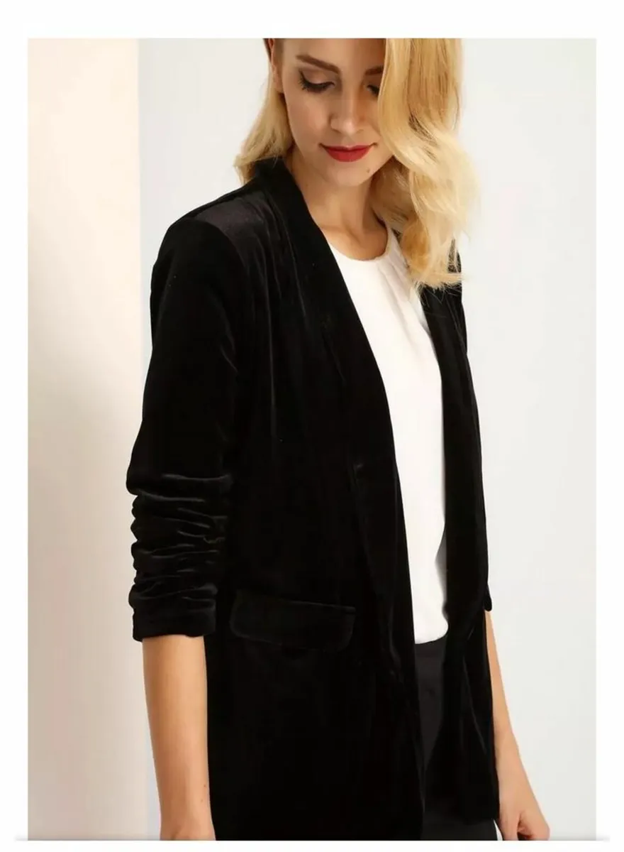 Velvet Jacket Elegant Jacket For Women - Image 4