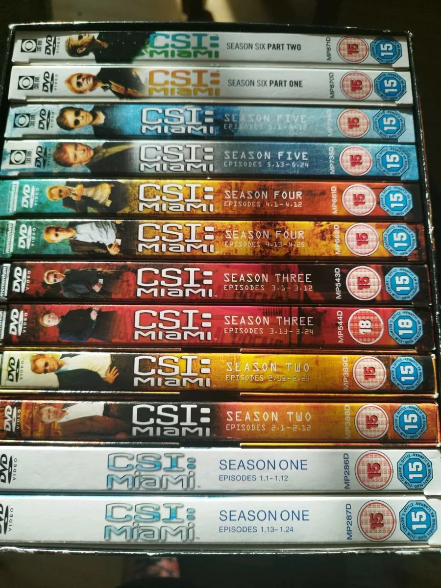 CSI Miami dvd's - Image 1