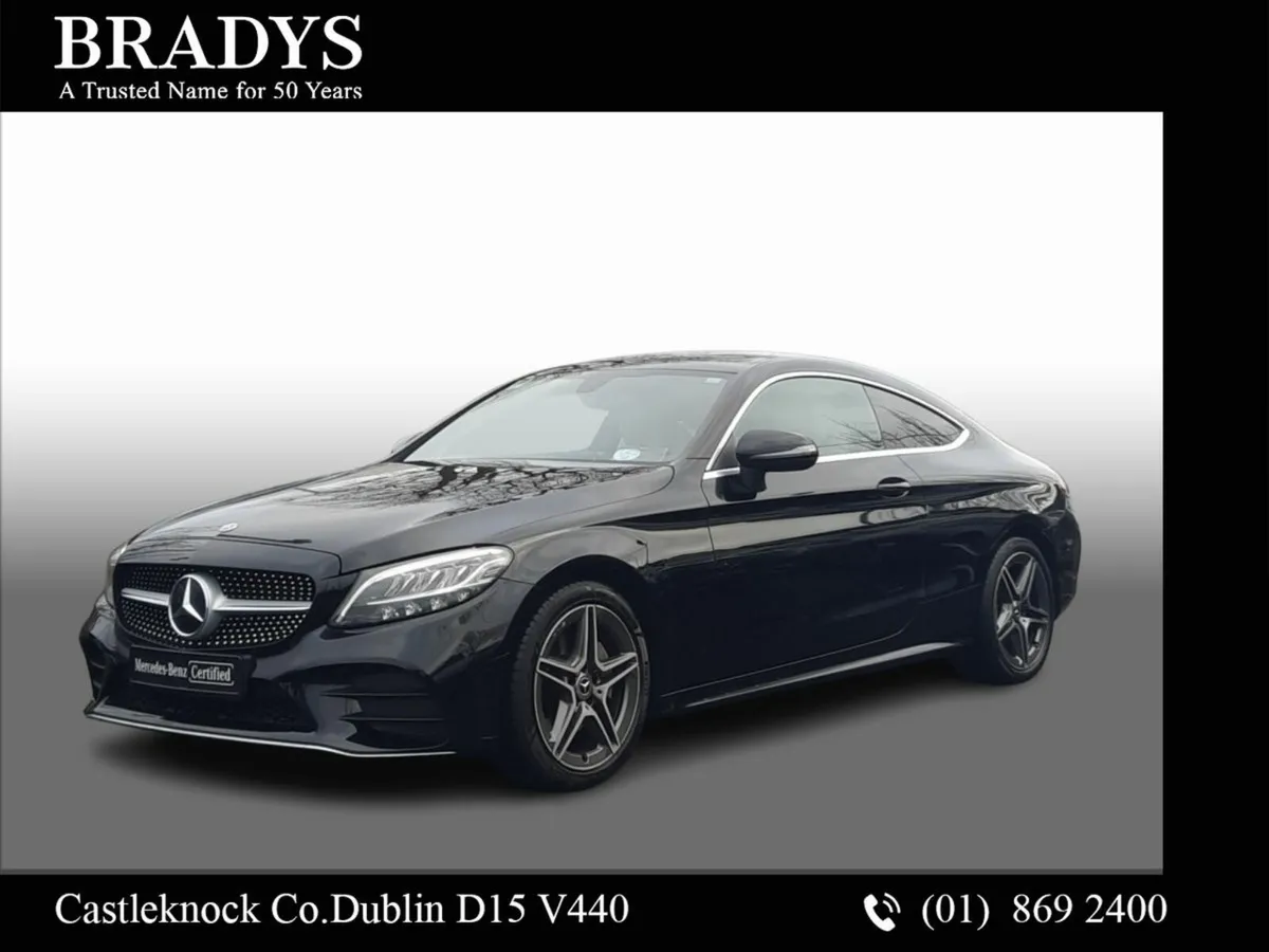 Mercedes-Benz C-Class 220d Coupe AMG Line--Low Kms - Image 1