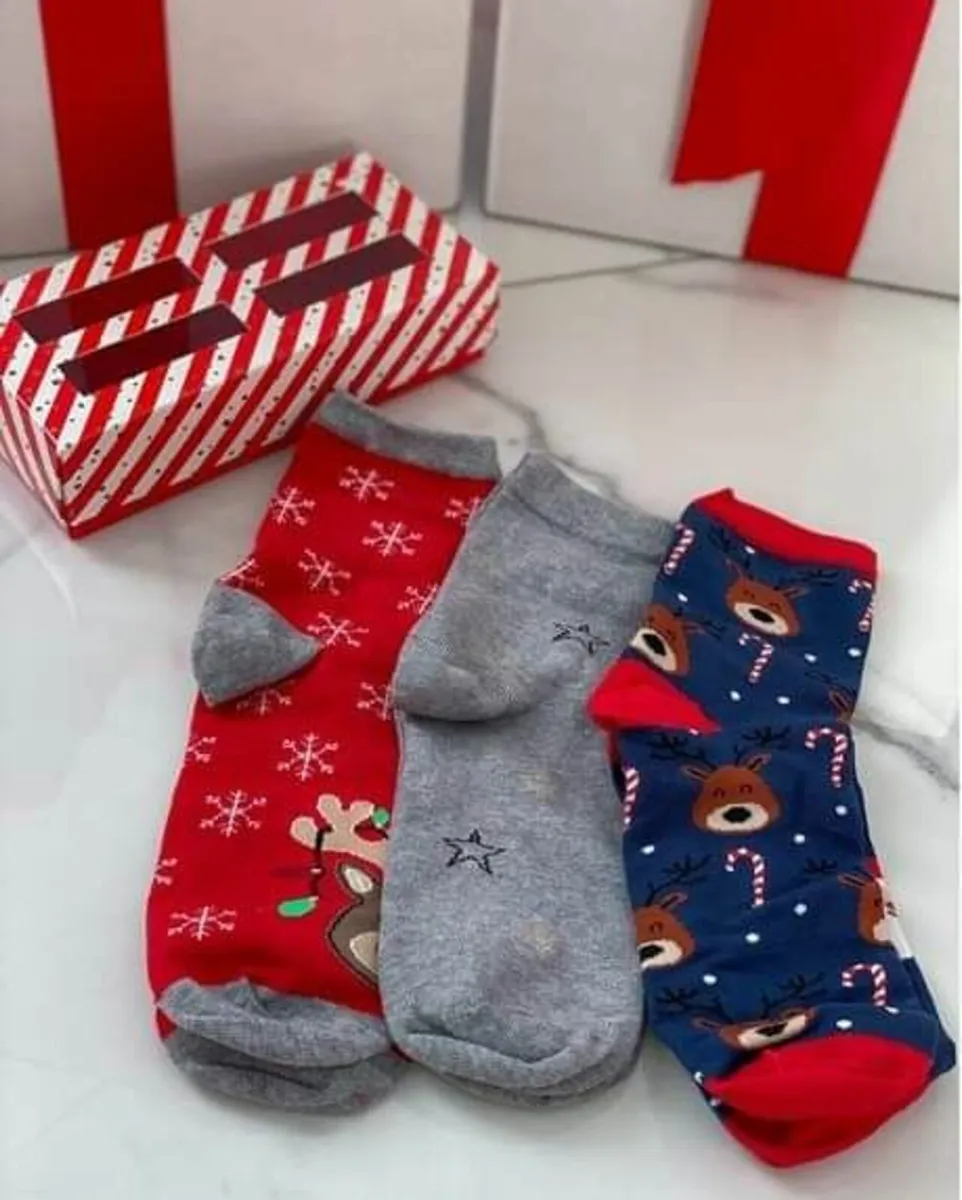 Children's socks MILENA Christmas Reindeer - Image 3