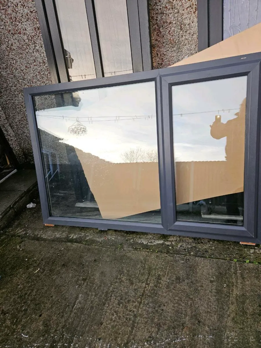 Composites doors pvc door pvc window trible glazed - Image 2