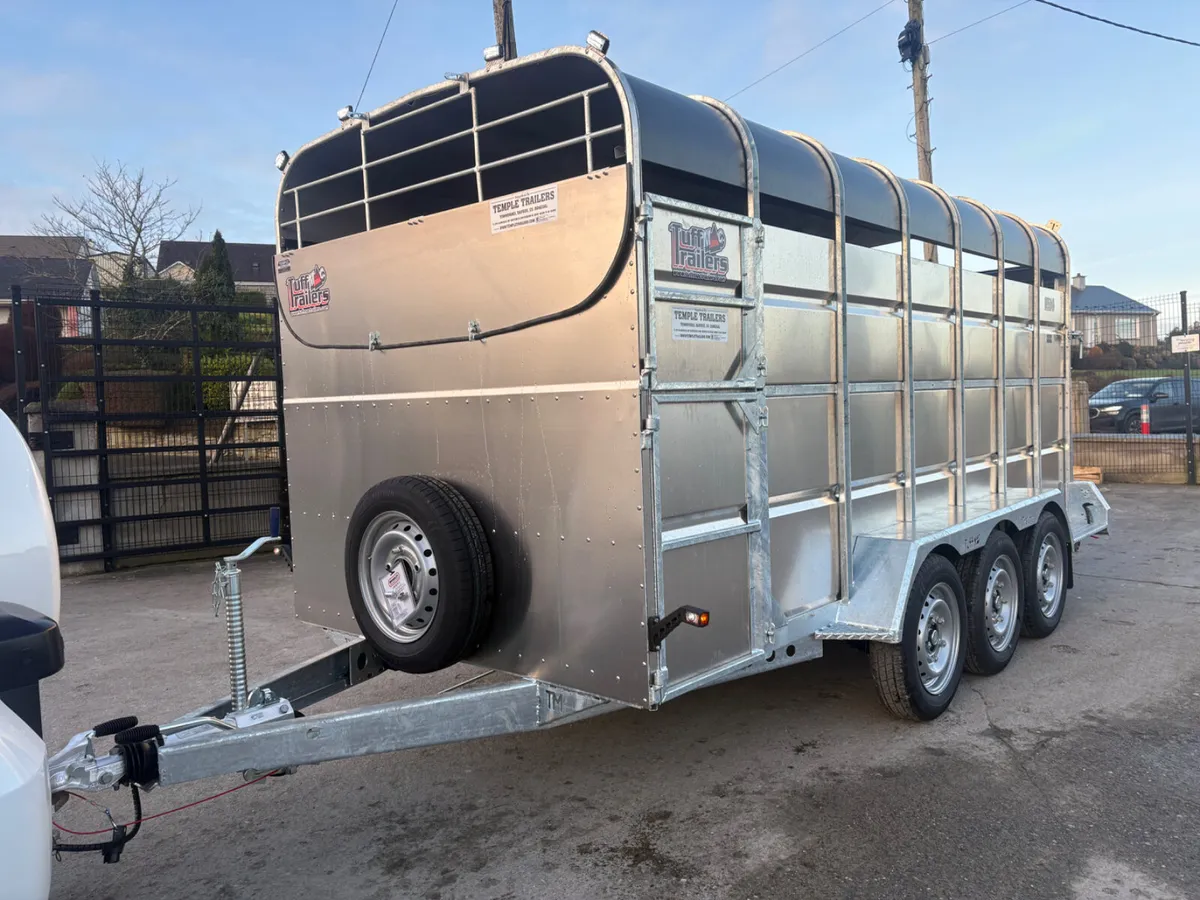 Tuff Mac 14x6 Tri Axle Cattle Trailer - Image 4