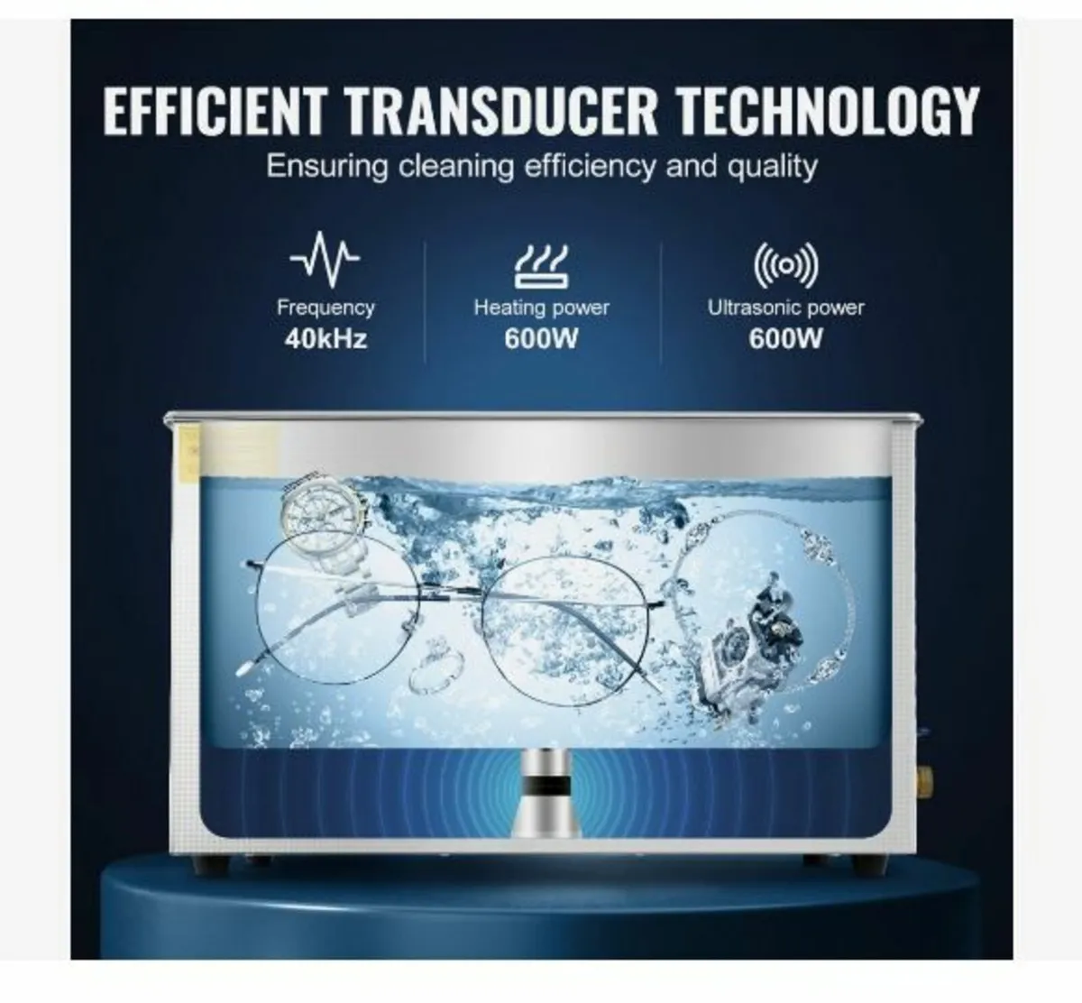 Professional Ultrasonic Cleaner, 30 L Ultrasonic - Image 2