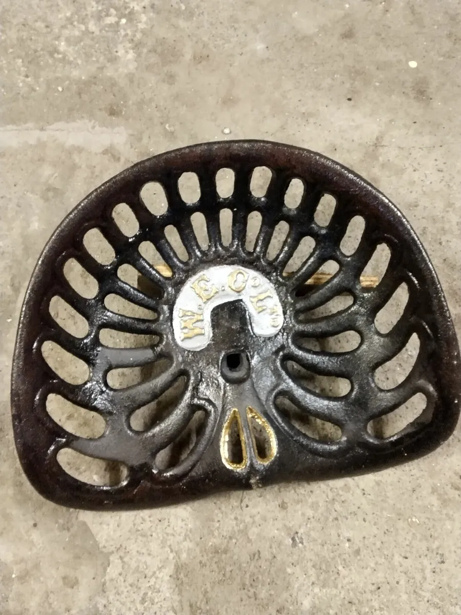 Antique cast seat by W.E. & Co Ltd - Image 2