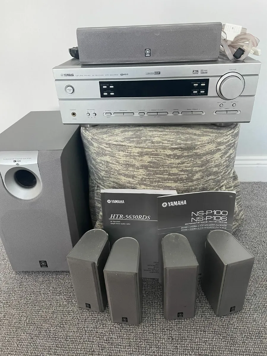 Yamaha Amplifier and surround speaker system - Image 1