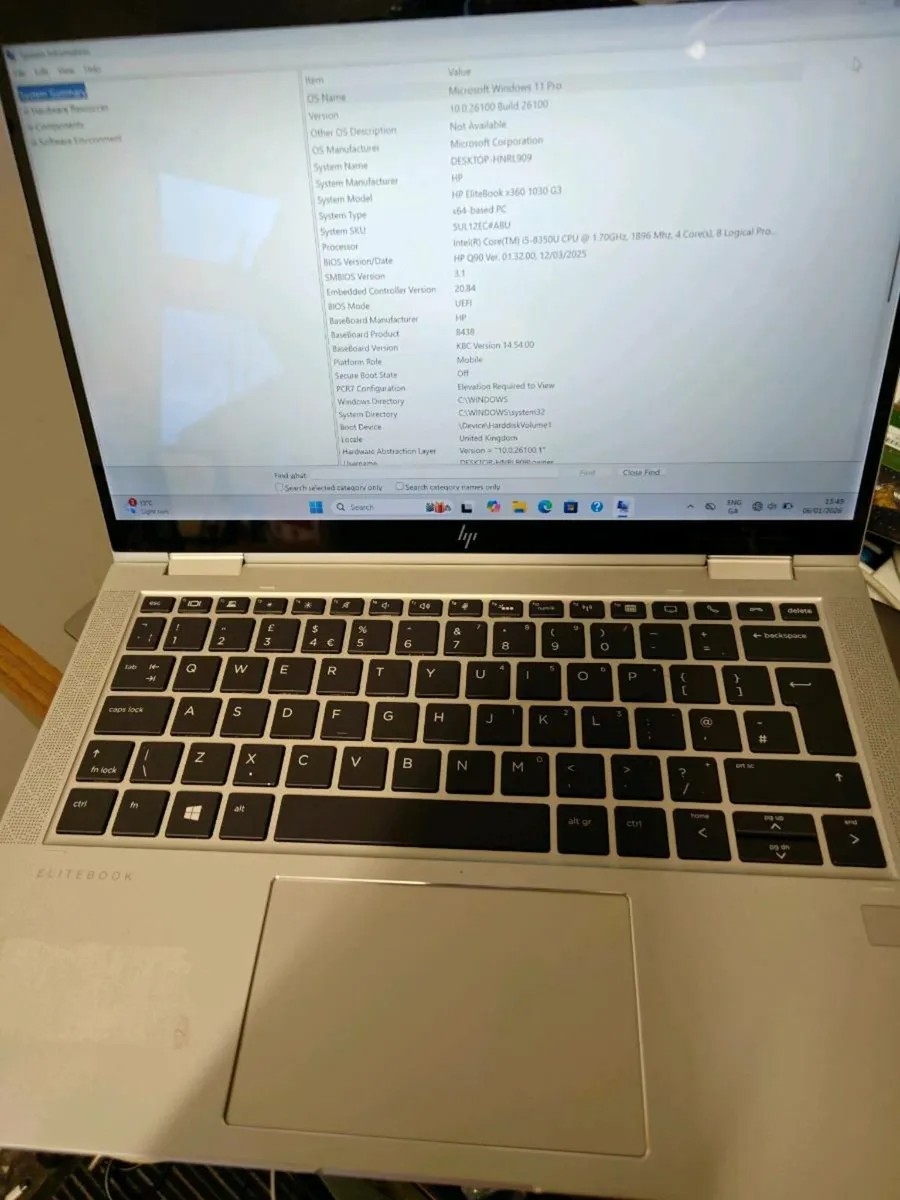 HP EliteBook x360 1030 G3 – i5, Touchscreen - Image 3