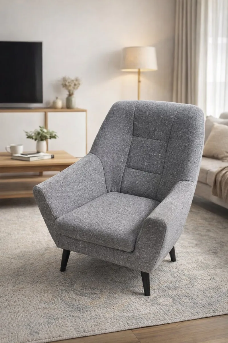 Grey Armchair - Image 1