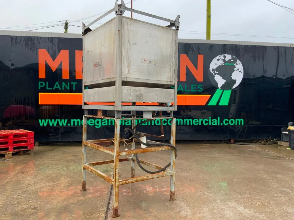 1000lts STAINLESS FUEL DELIVERY TANK......707. - Image 1