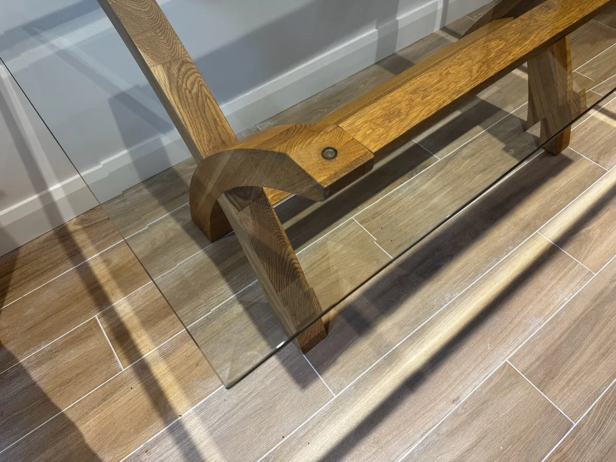 Glass top Dining Table - Image 3