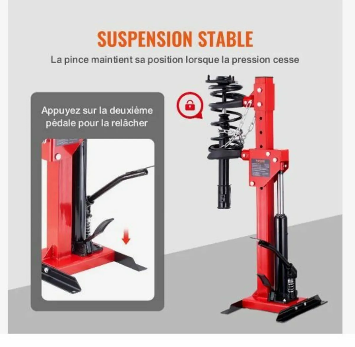 Strut Spring Compressor, 4.5 Ton - Image 2