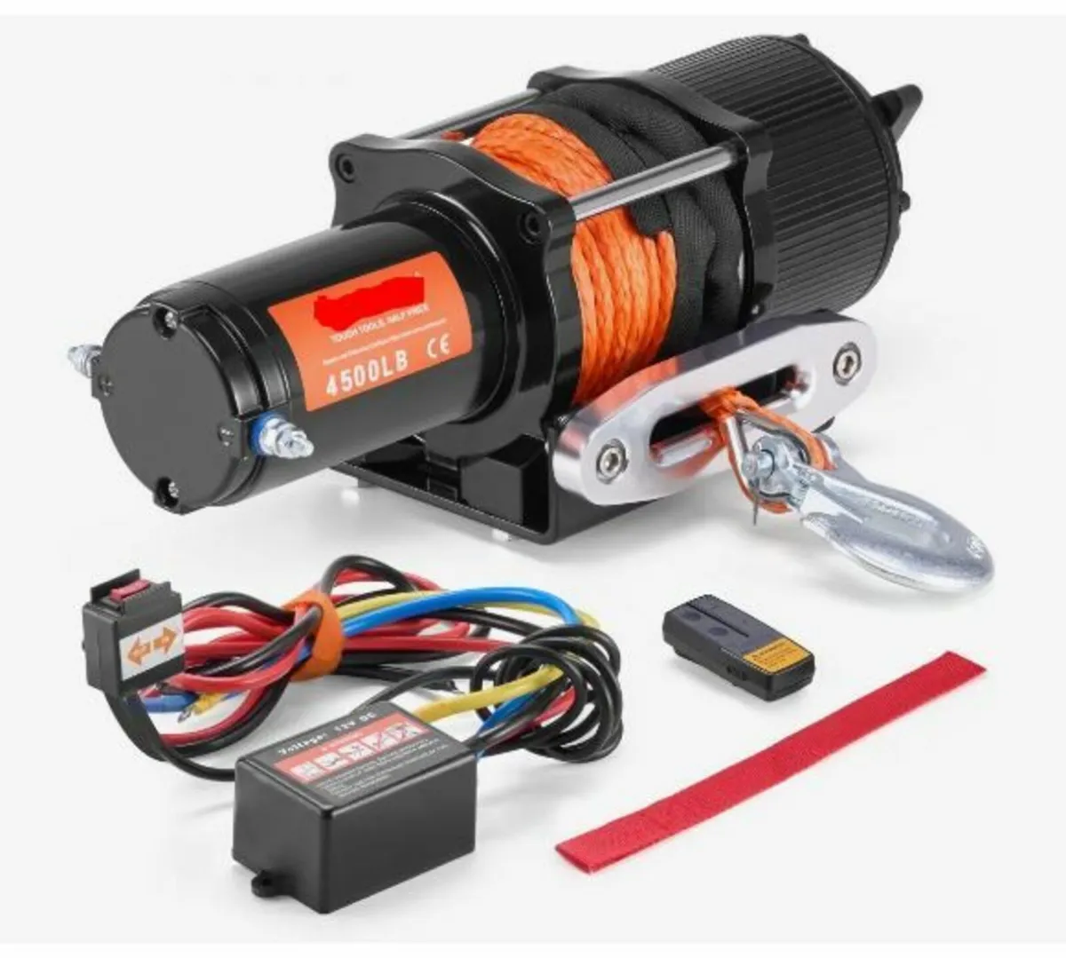 Electric Winch ATV UTV 2041.2 kg - Image 3