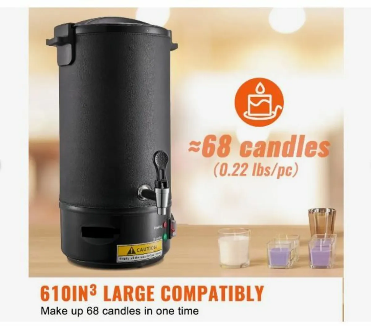 Wax Melter for Candle Making 10Liter - Image 3