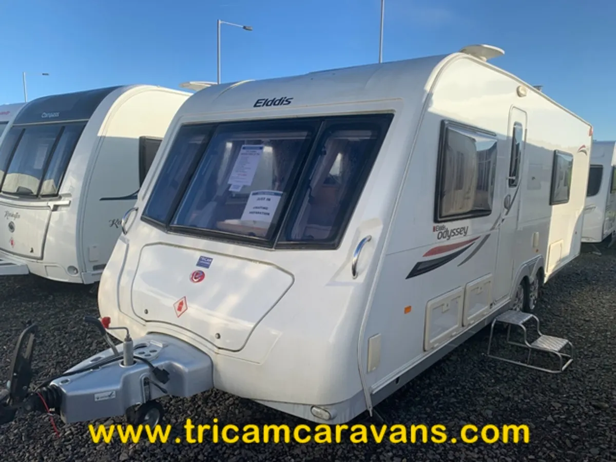 2012 Elddis Odyssey 650/4 Twin Fixed Beds - Image 1