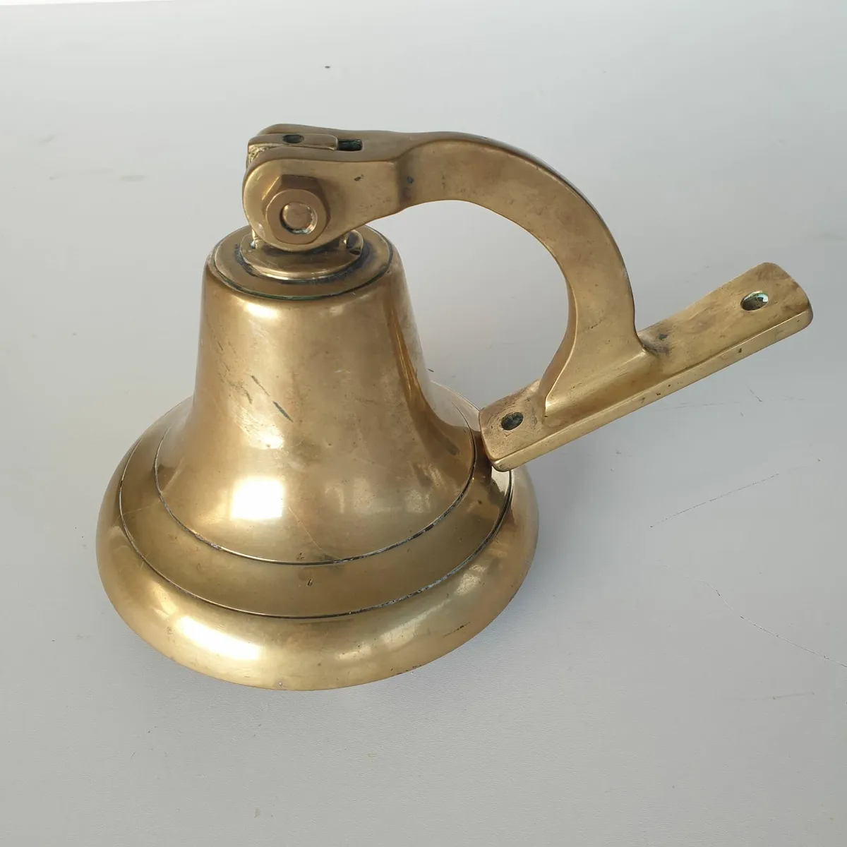 Vintage brass ship bell Pub last order - Image 4