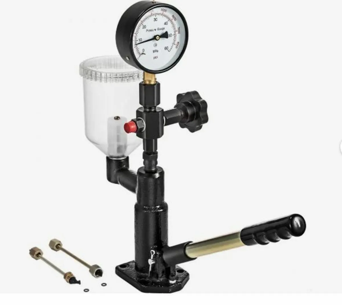 600 Bar Injector Tester 0.8L Fuel Pressure Gauge - Image 1