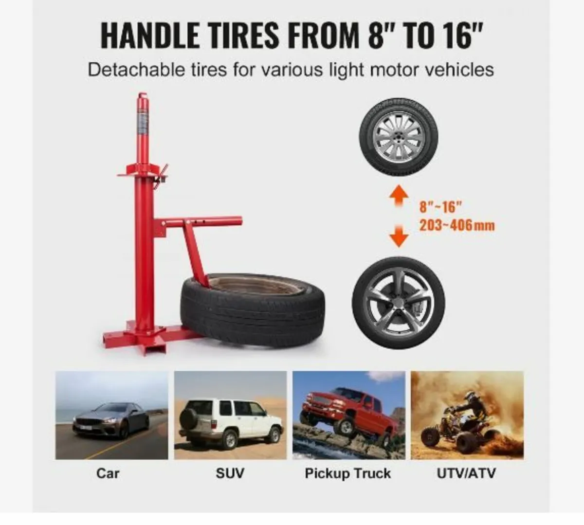 Portable Manual Tire Changer Bead Breaker Tool - Image 4