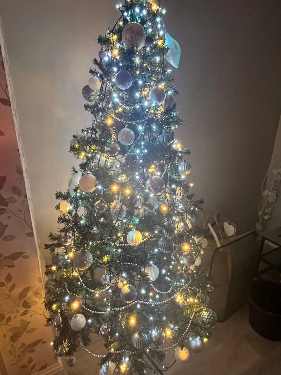 Artificial Christmas Tree and All Decorations - Image 2