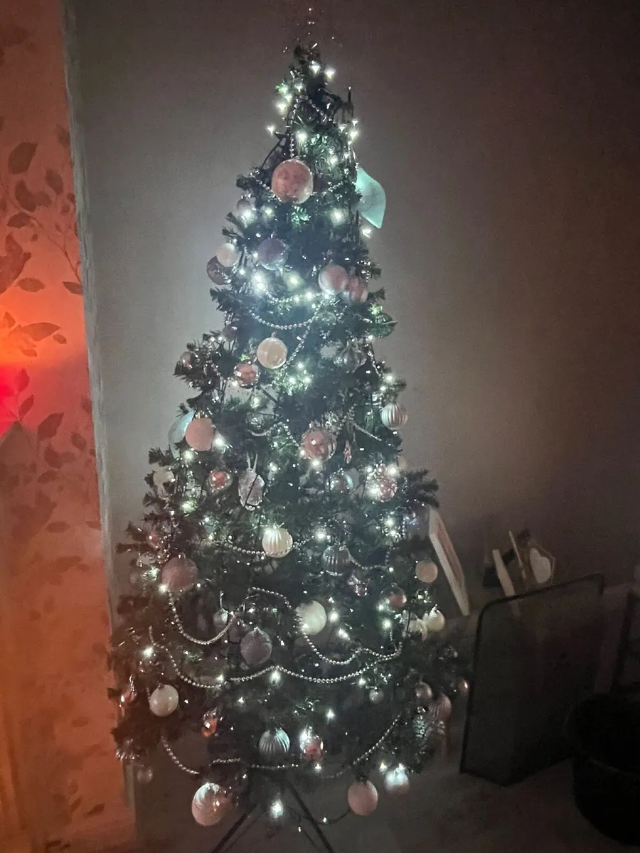 Artificial Christmas Tree and All Decorations - Image 3