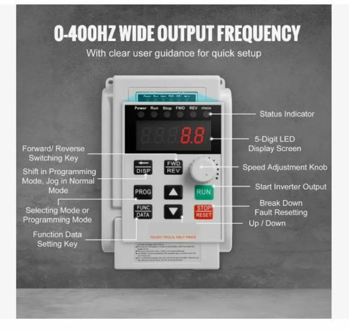 VFD 2.2KW 10A 3HP Variable Frequency - Image 3