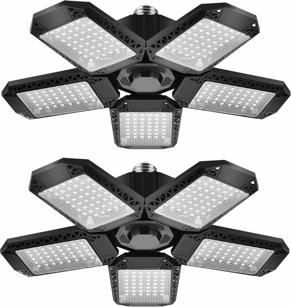 2 Pack Garage Light, 150W LED Lighting 5 Adjustabl - Image 2