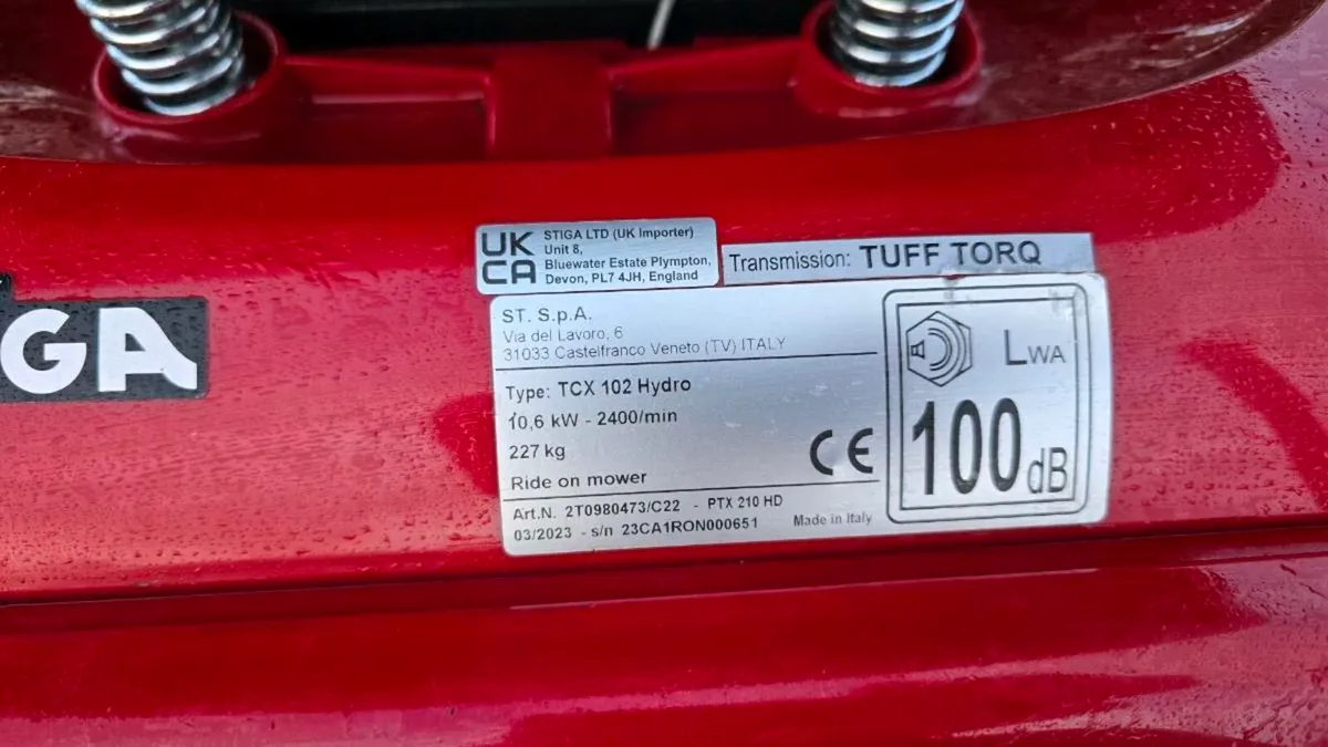 AS NEW PTX210HD CASTELGARDEN - Image 3