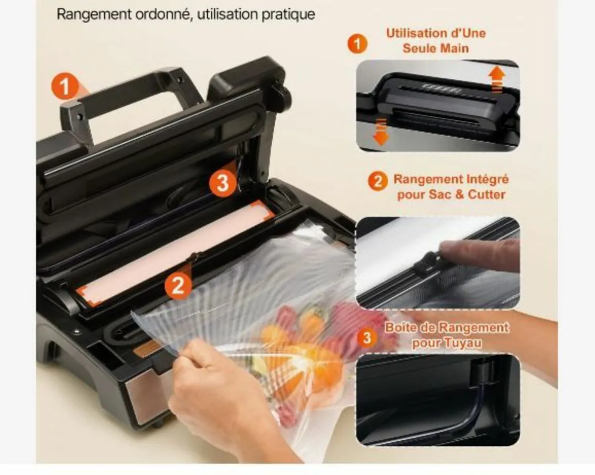 Vacuum Sealer Machine Food Preservation - Image 2