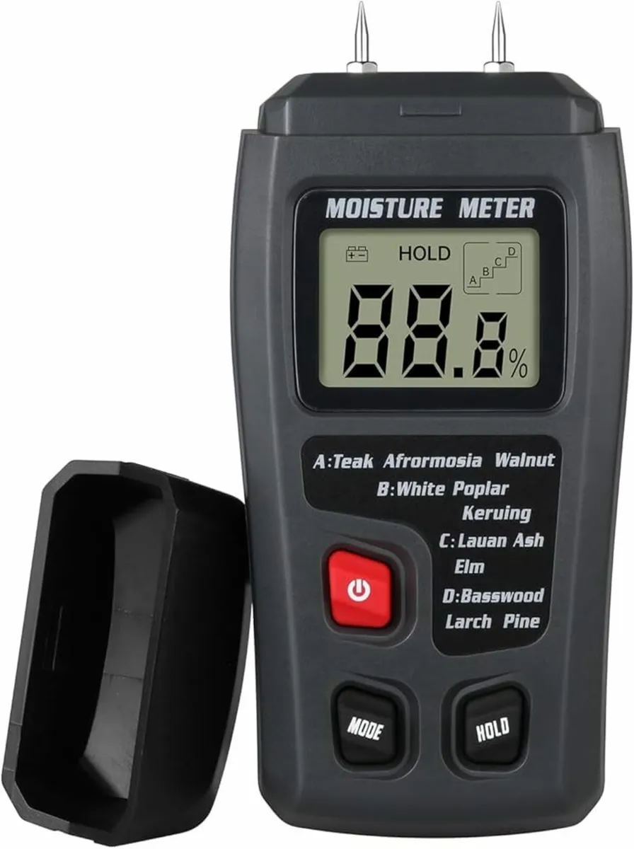 Water Damp Meter Digital LCD Moisture Detector Woo